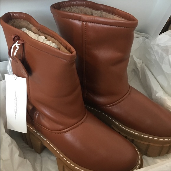 NWT Stella McCartney “EMILY SOFT ECHO Fully Lined Boots-Size 10/ URO 41 - Picture 14 of 16